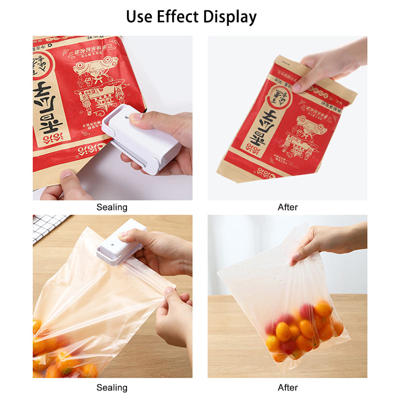 Mini Portable Bag Sealer – Heat Seal Machine for Food & Snack Bags | Plastic Bag Sealing Machine
