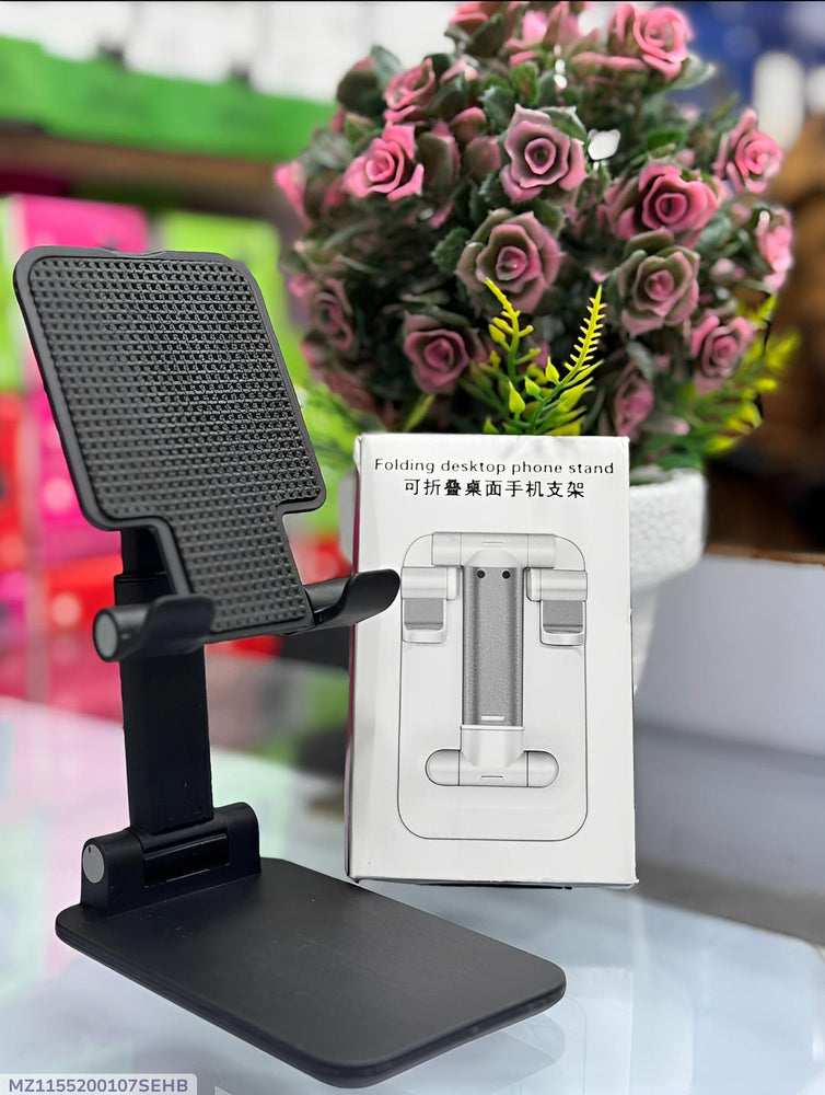 Adjustable Foldable Phone & Tablet Stand – Portable Desktop Holder, Multi-Angle & Height Adjustable Mount