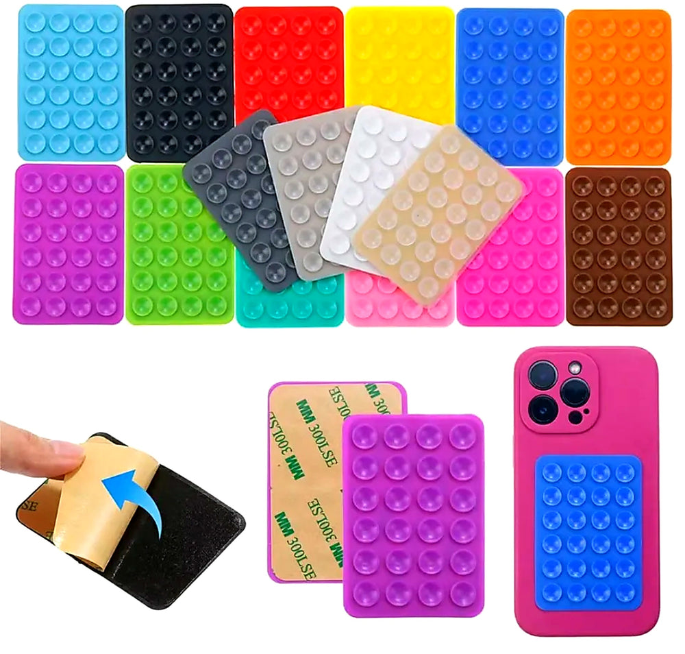 Silicone Suction Cup Phone Holder – Strong Grip Mobile Phone Mount, Hands-Free Stand, Random Color