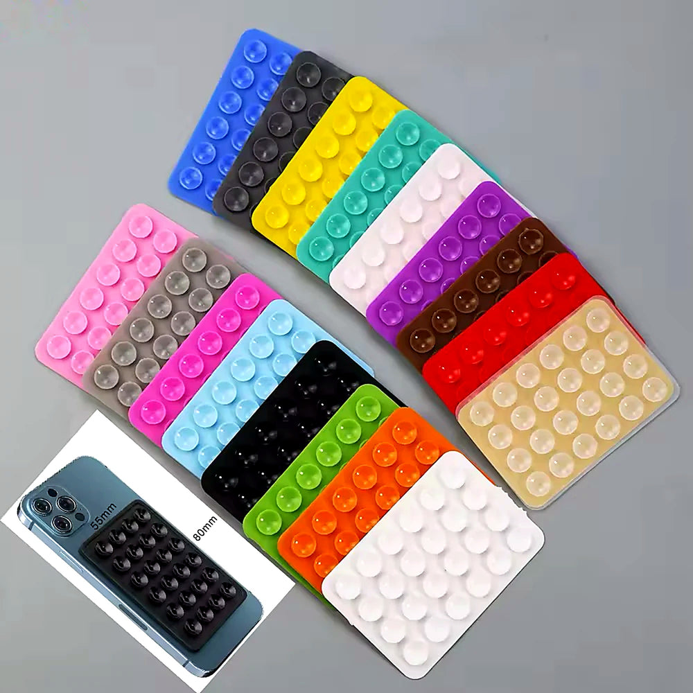 Silicone Suction Cup Phone Holder – Strong Grip Mobile Phone Mount, Hands-Free Stand, Random Color