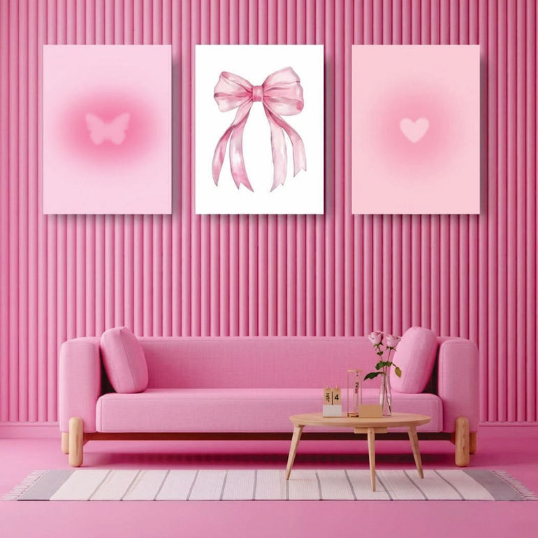 Set of 3 Premium Wall Art Photo Tiles 8x11 Inch – Modern Home, Bedroom & Office Wall Decor