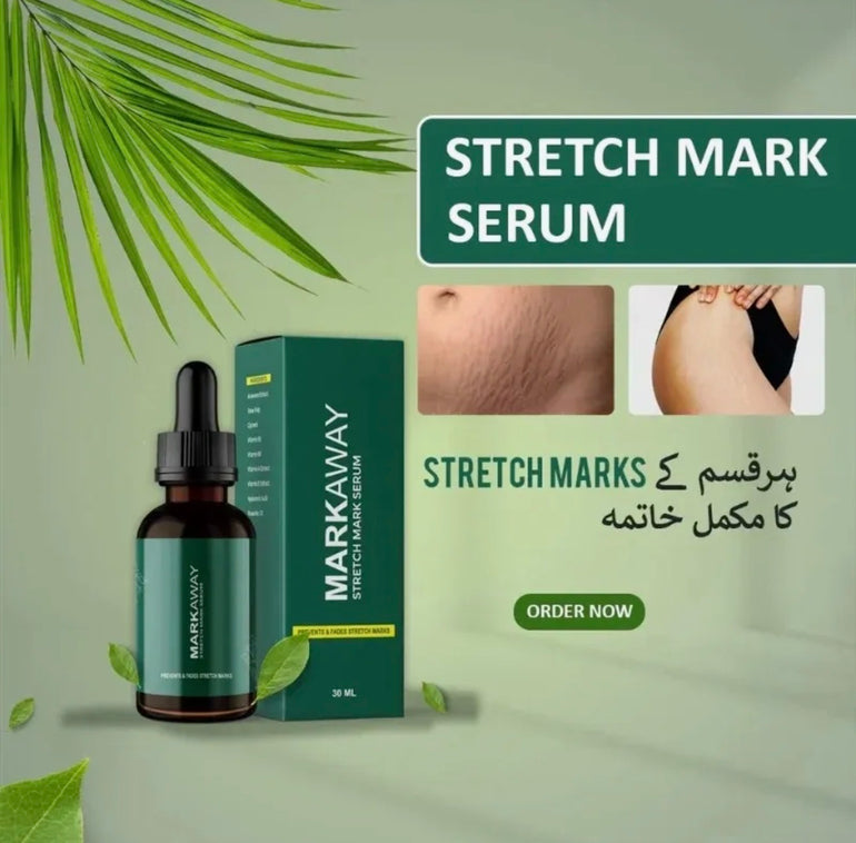 Markaway Stretch Mark Serum 30ml – Advanced Hydrating Body Serum for Stretch Marks & Uneven Skin Tone