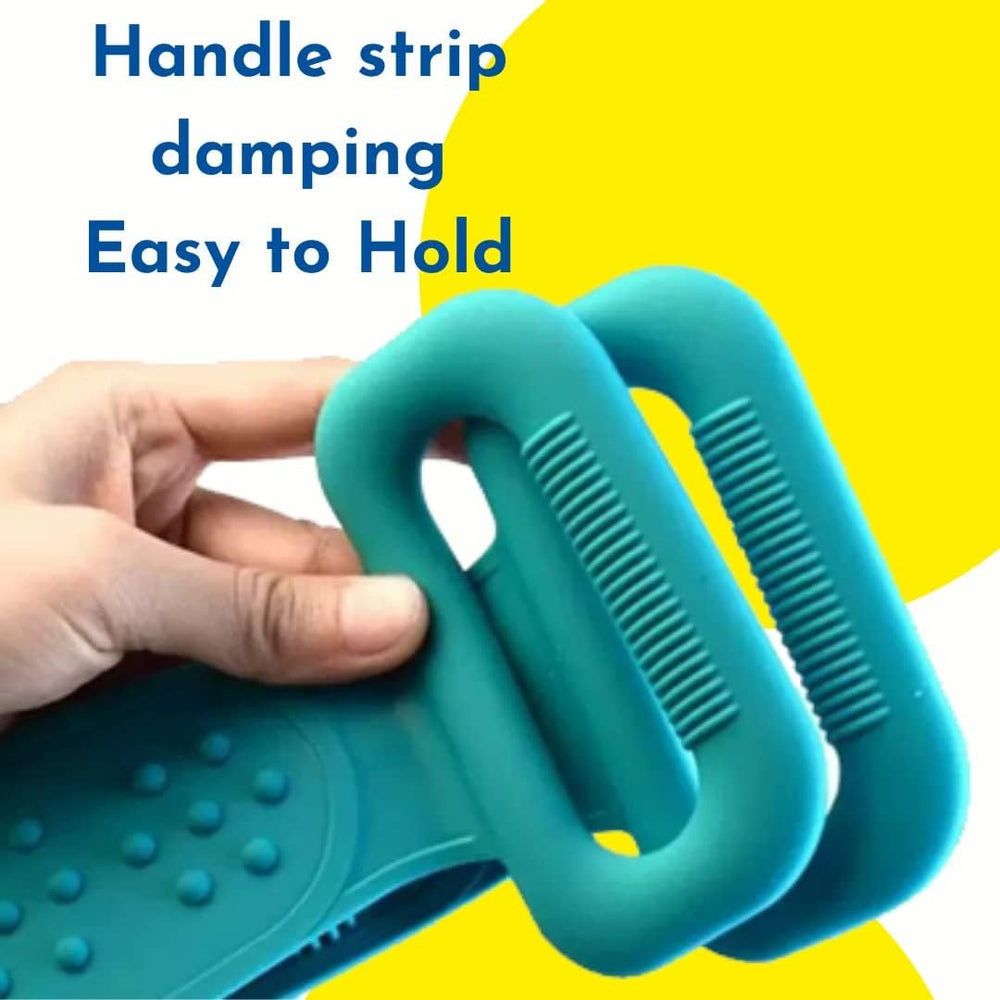Silicone Back Scrubber for Shower – Exfoliating Body Brush with Long Handle for Deep Cleaning