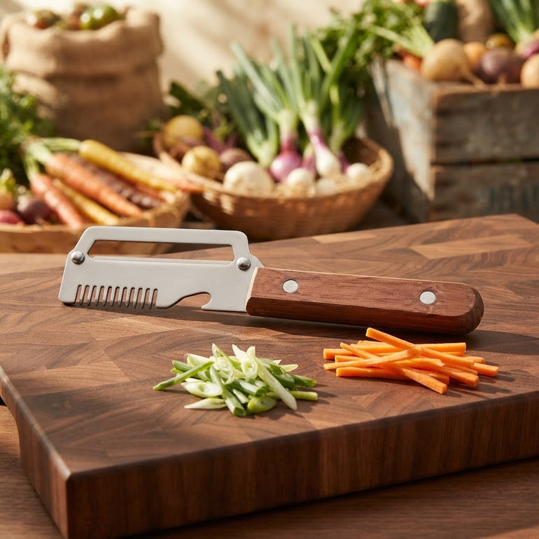Wooden Handle Kitchen Peeler Set – 3 in 1