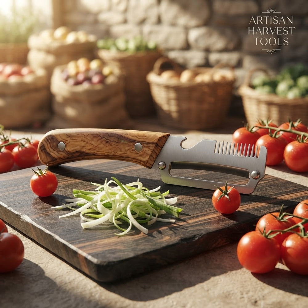 Wooden Handle Kitchen Peeler Set – 3 in 1