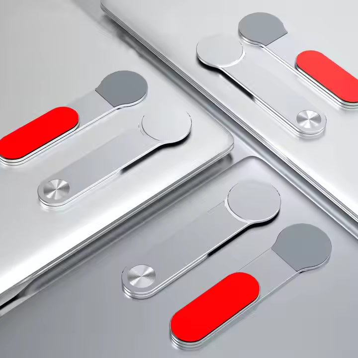 Magnetic Laptop Phone Stand – Foldable Aluminum Phone Holder